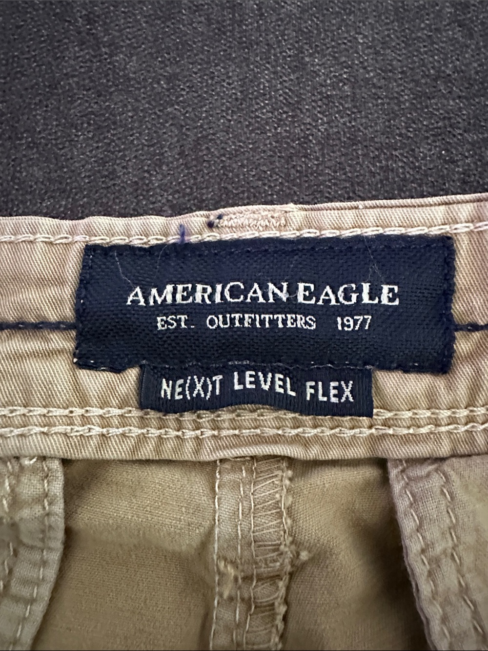 American Eagle Men's Shorts - Tan and Khaki Two-Pack - Picture 14 of 15